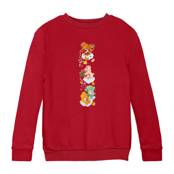 Care Bears Christmas Candy Shower Kids Sweatshirt-Care Bears Store