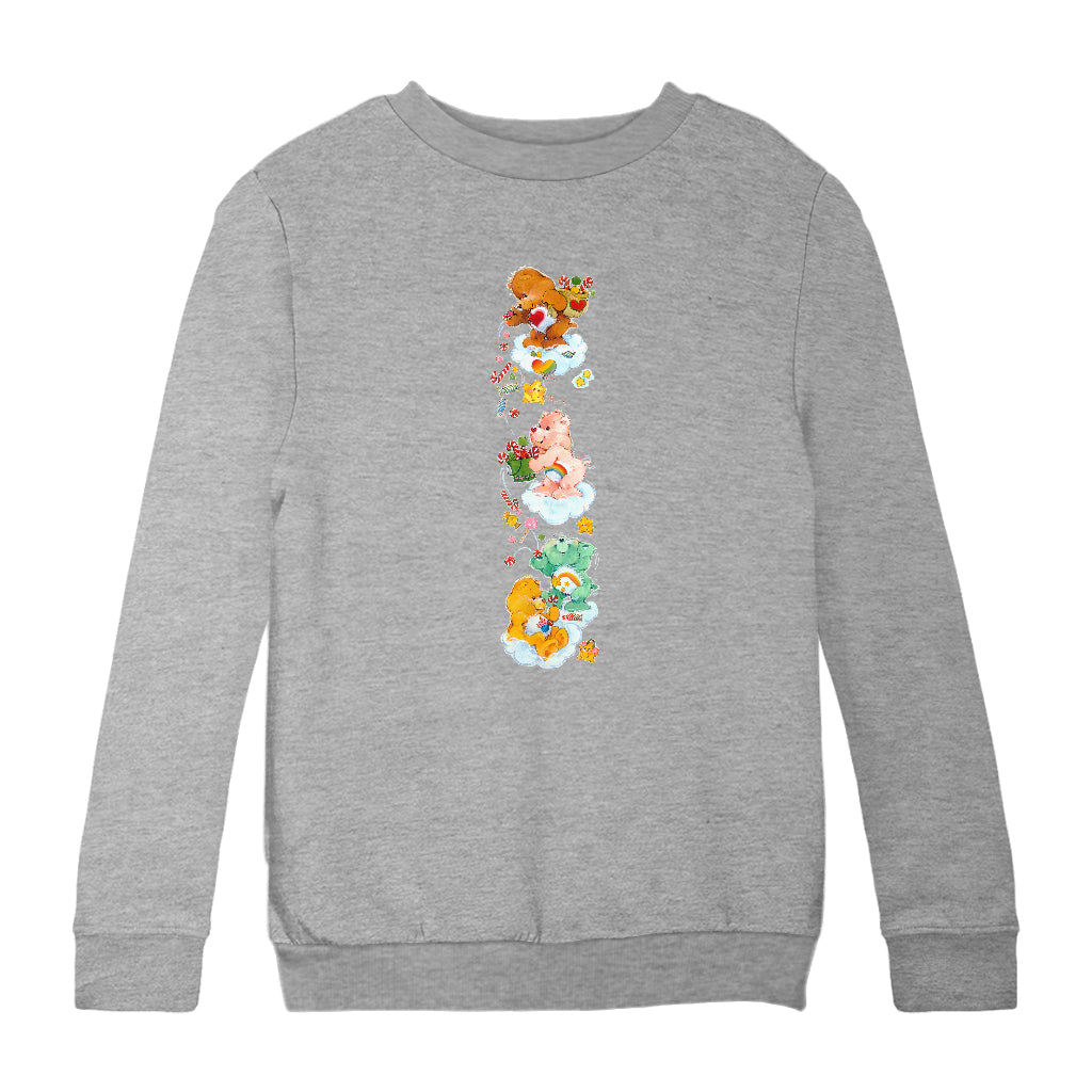 Care Bears Christmas Candy Shower Kids Sweatshirt-Care Bears Store