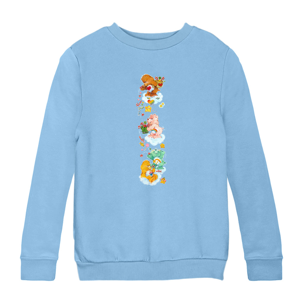 Care Bears Christmas Candy Shower Kids Sweatshirt-Care Bears Store