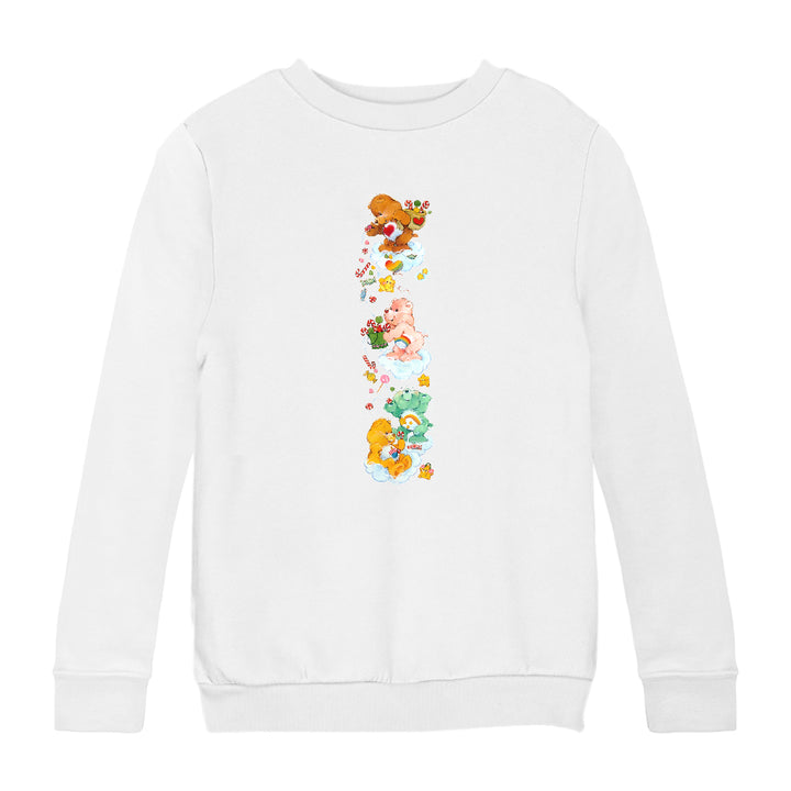 Care Bears Christmas Candy Shower Kids Sweatshirt-Care Bears Store