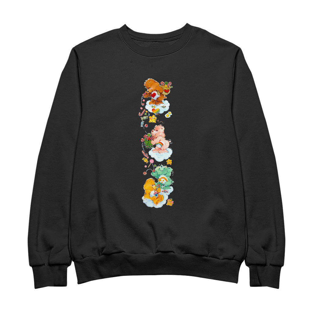 Care Bears Christmas Candy Shower Men's Sweatshirt-Care Bears Store