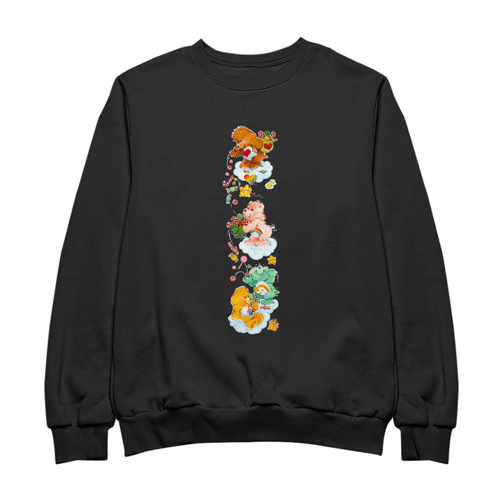 Care Bears Christmas Candy Shower Men's Sweatshirt-Care Bears Store