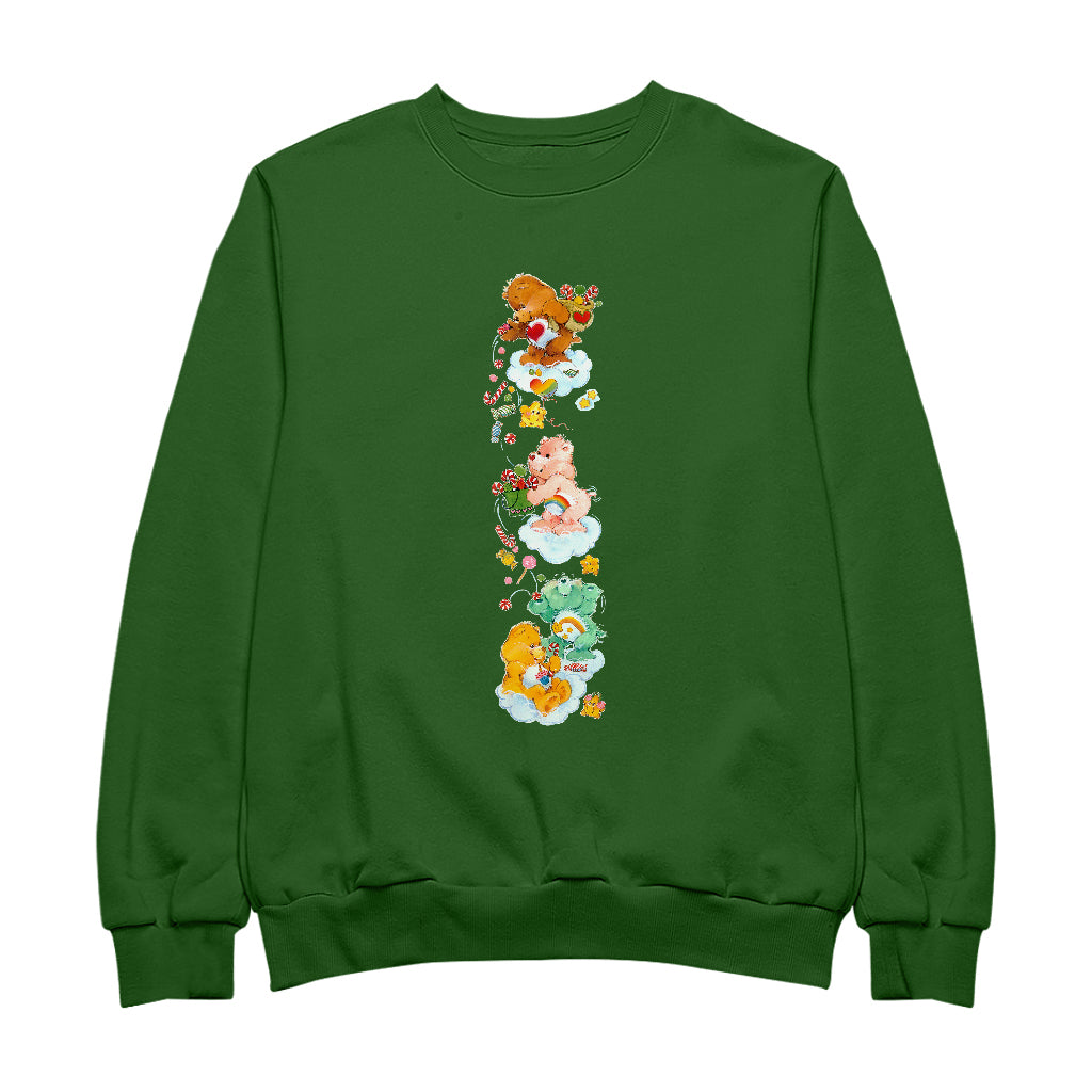 Care Bears Christmas Candy Shower Men's Sweatshirt-Care Bears Store