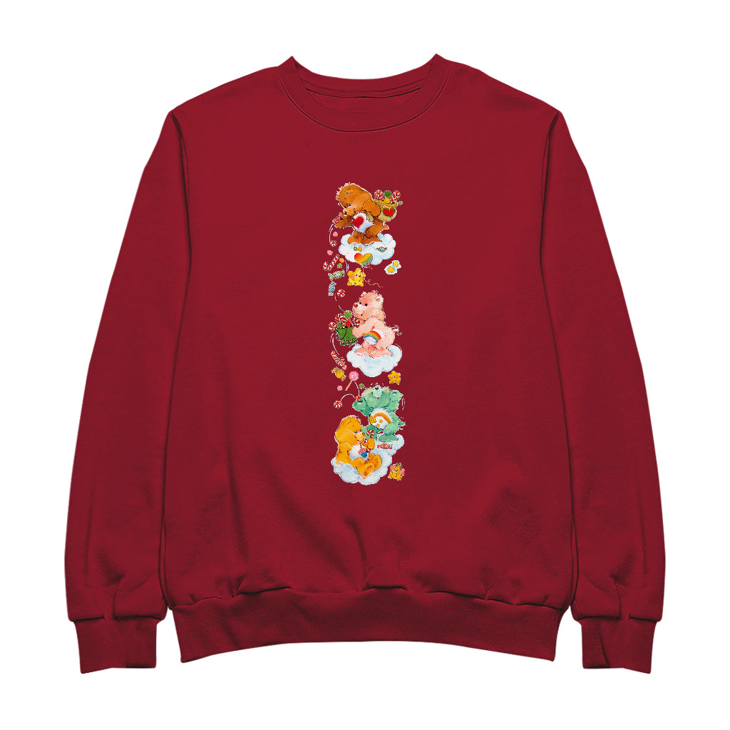 Care Bears Christmas Candy Shower Men's Sweatshirt-Care Bears Store