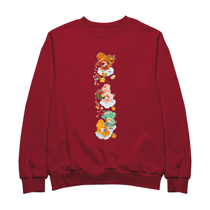 Care Bears Christmas Candy Shower Men's Sweatshirt-Care Bears Store