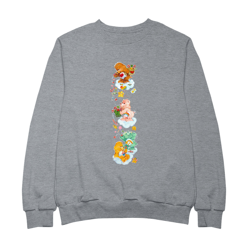 Care Bears Christmas Candy Shower Men's Sweatshirt-Care Bears Store