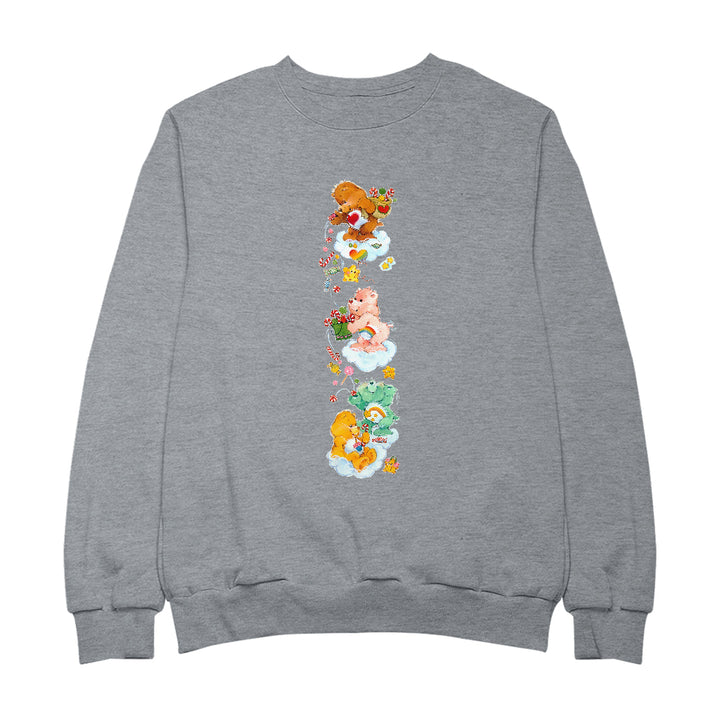 Care Bears Christmas Candy Shower Men's Sweatshirt-Care Bears Store