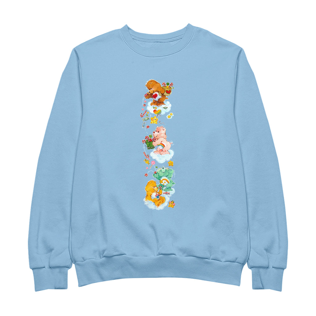 Care Bears Christmas Candy Shower Men's Sweatshirt-Care Bears Store