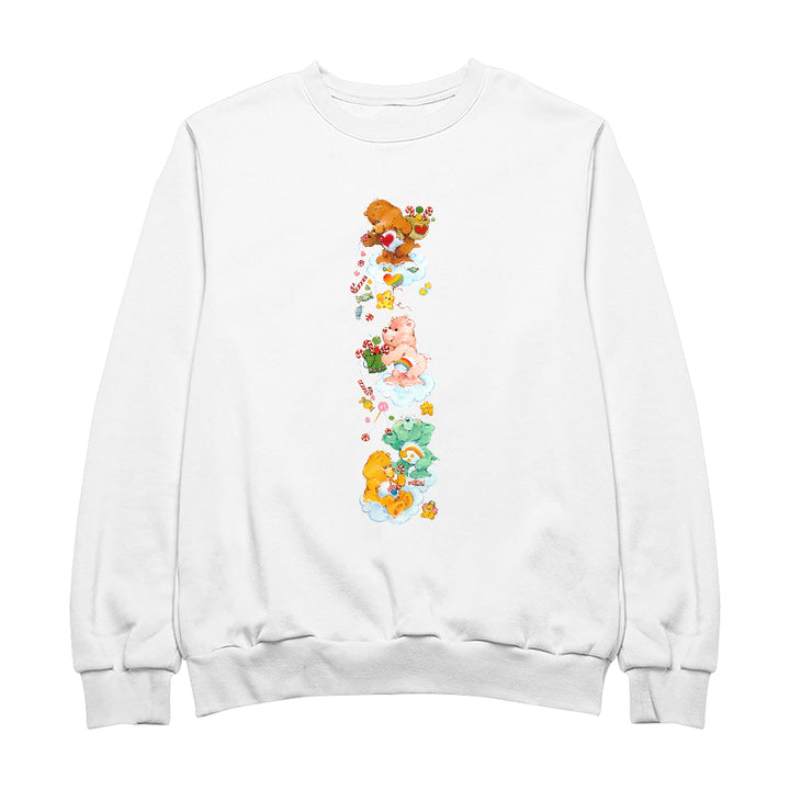 Care Bears Christmas Candy Shower Men's Sweatshirt-Care Bears Store