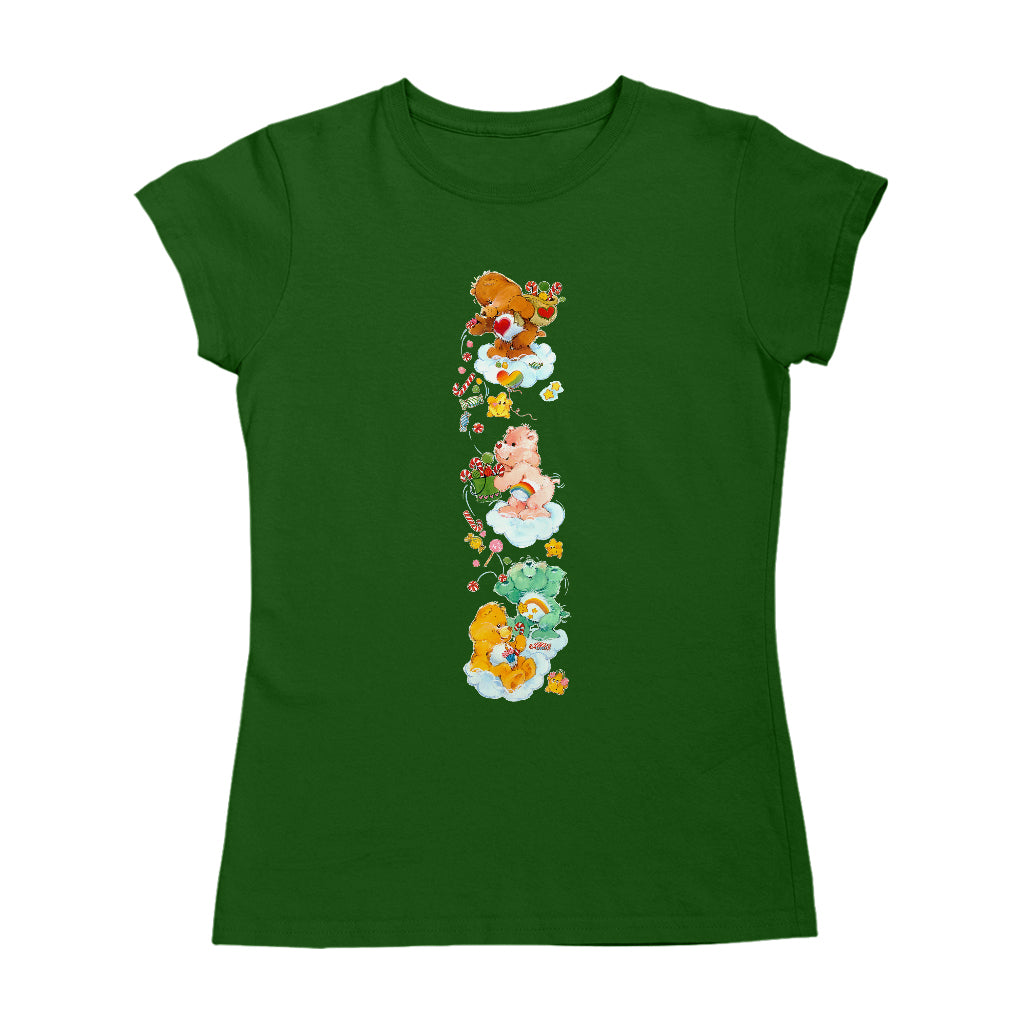 Care Bears Christmas Candy Shower Women's T-Shirt-Care Bears Store