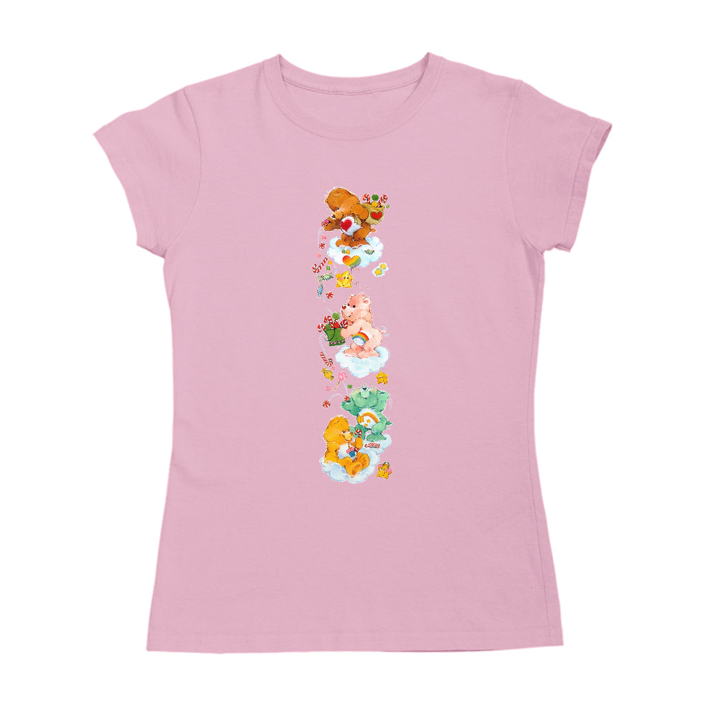 Care Bears Christmas Candy Shower Women's T-Shirt-Care Bears Store