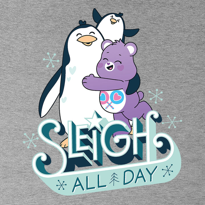 Care Bears Unlock The Magic Christmas Sleigh All Day Men's Hooded Sweatshirt-Care Bears Store