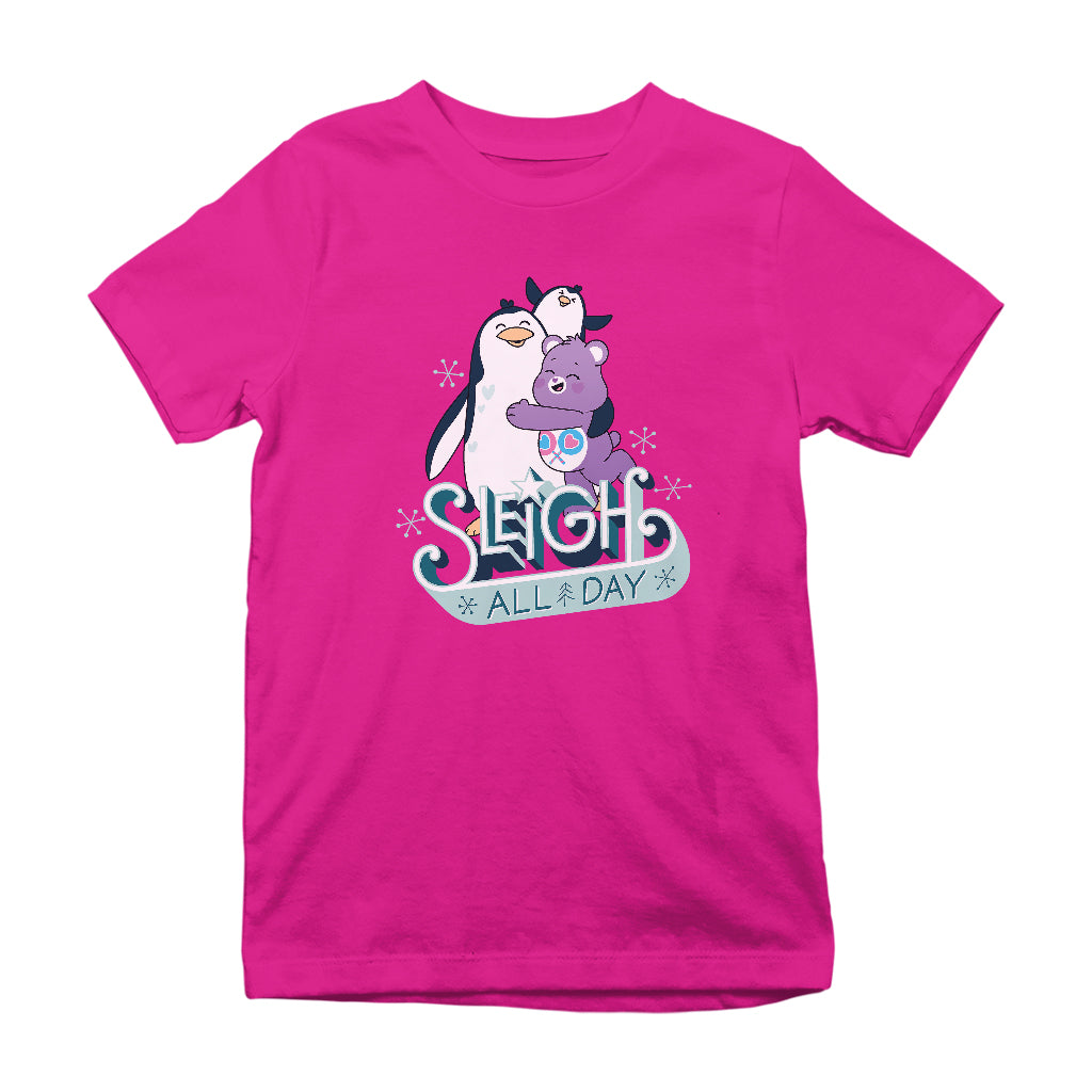 Care Bears Unlock The Magic Christmas Sleigh All Day Kids T-Shirt-Care Bears Store