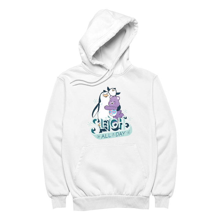 Care Bears Unlock The Magic Christmas Sleigh All Day Men's Hooded Sweatshirt-Care Bears Store