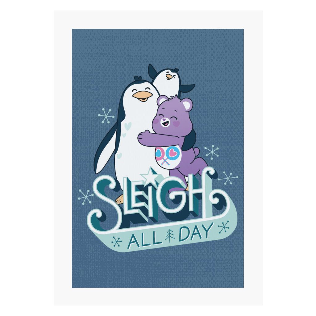 Unlock The Magic Christmas Sleigh All Day A4 Print-Care Bears Store