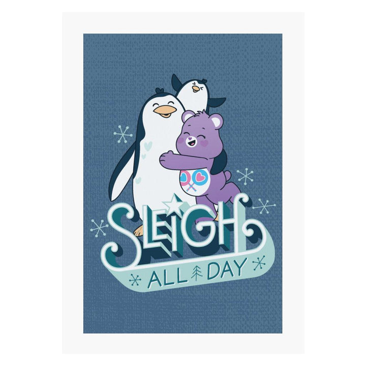 Unlock The Magic Christmas Sleigh All Day A4 Print-Care Bears Store