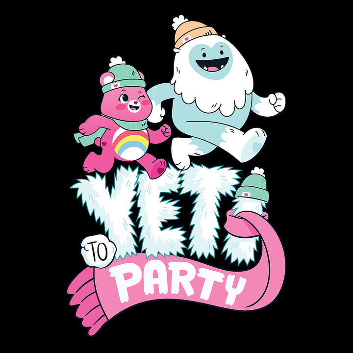 Care Bears Unlock The Magic Christmas Yeti Party Kids T-Shirt-Care Bears Store