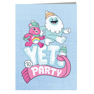 Care Bears Unlock The Magic Christmas Yeti Party Greeting Card