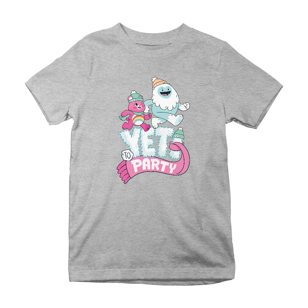 Care Bears Unlock The Magic Christmas Yeti Party Kids T-Shirt-Care Bears Store