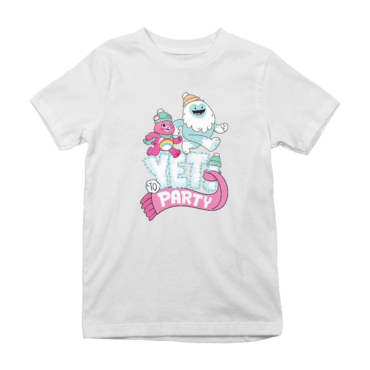 Care Bears Unlock The Magic Christmas Yeti Party Kids T-Shirt-Care Bears Store