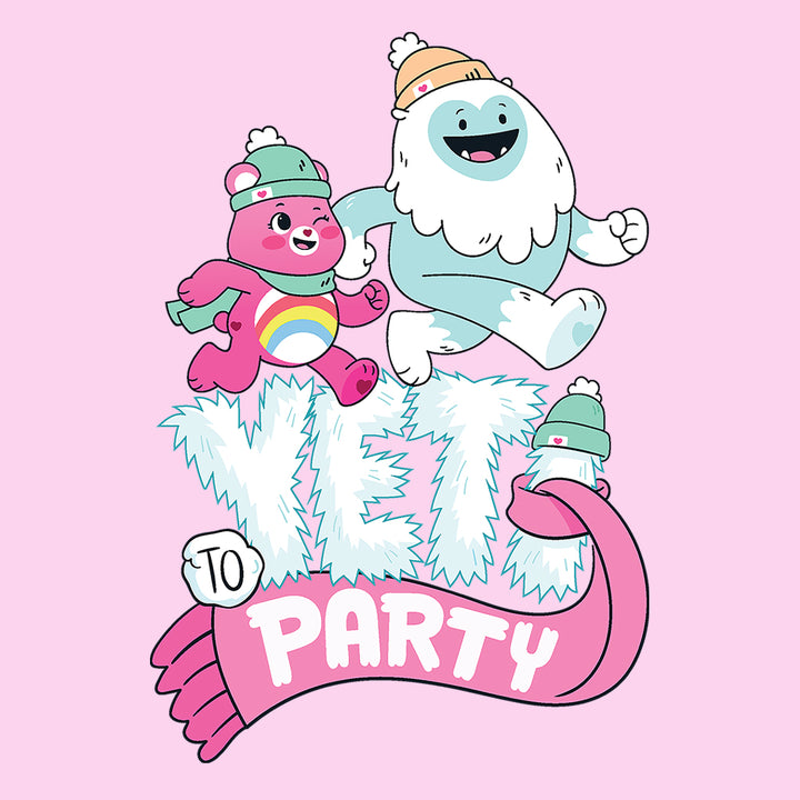 Care Bears Unlock The Magic Christmas Yeti Party Kids T-Shirt-Care Bears Store