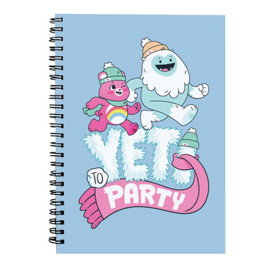 Care Bears Unlock The Magic Christmas Yeti Party Spiral Notebook