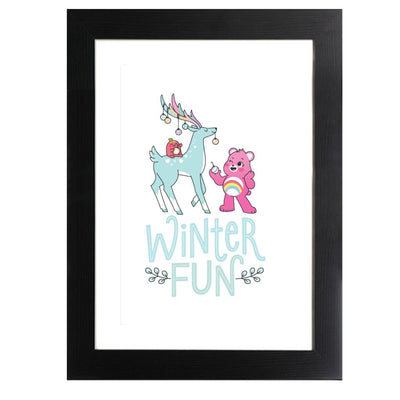 Care Bears Unlock The Magic Christmas Winter Fun Framed Print