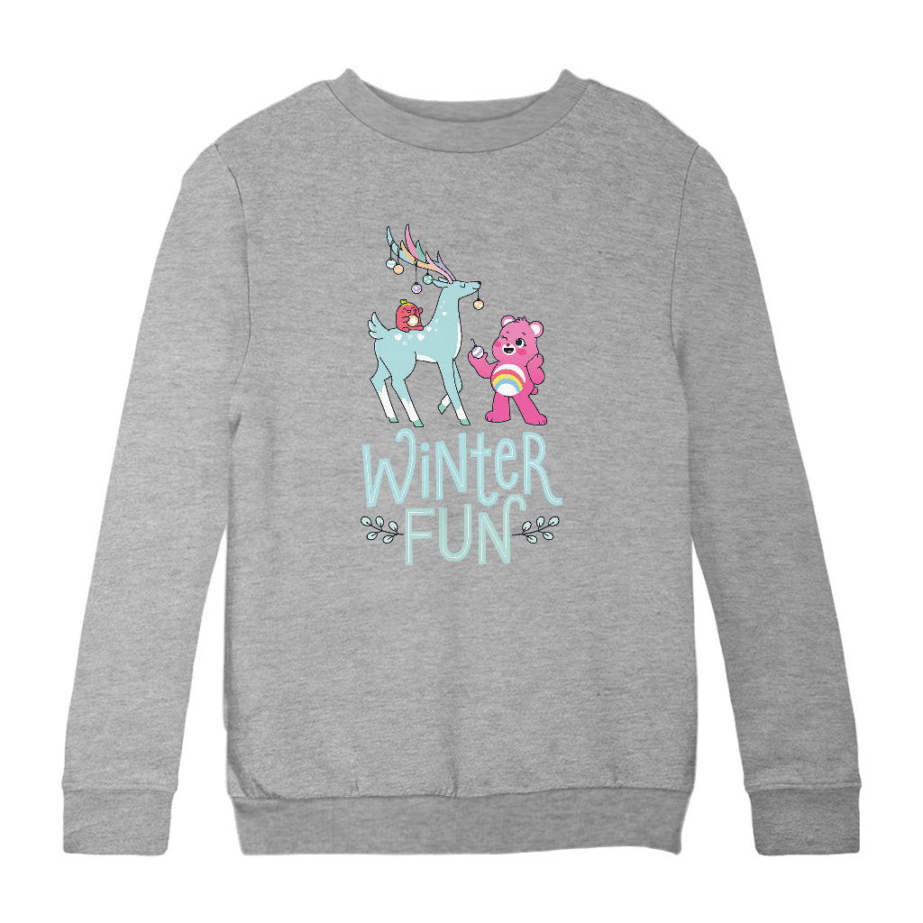 Care Bears Unlock The Magic Christmas Winter Fun Kids Sweatshirt-Care Bears Store