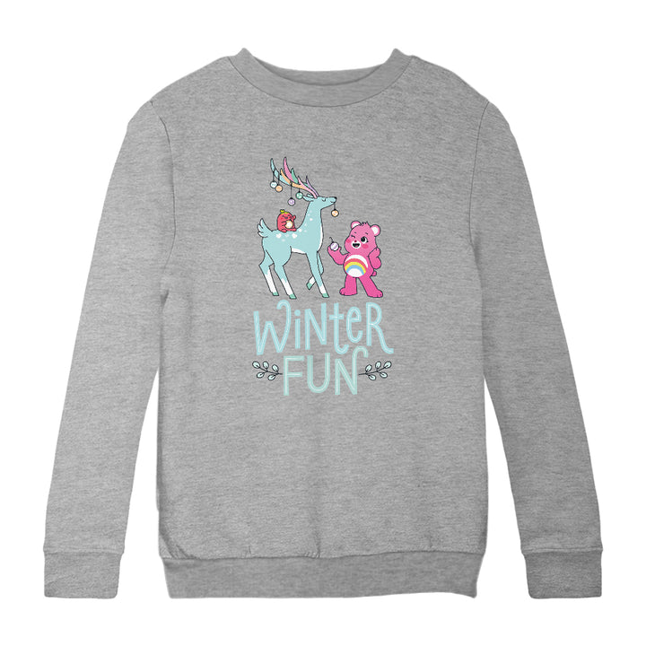 Care Bears Unlock The Magic Christmas Winter Fun Kids Sweatshirt-Care Bears Store