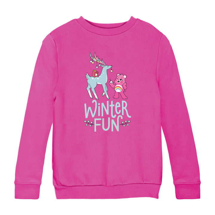 Care Bears Unlock The Magic Christmas Winter Fun Kids Sweatshirt-Care Bears Store