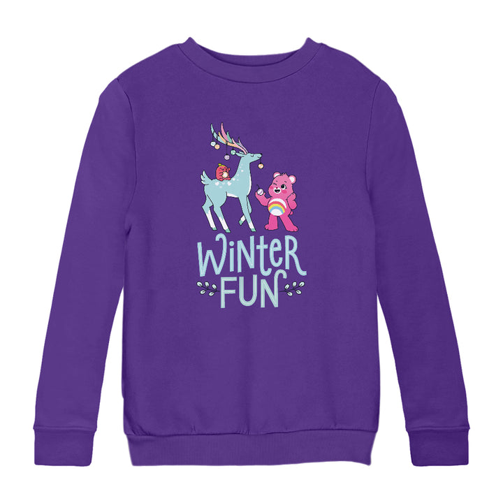 Care Bears Unlock The Magic Christmas Winter Fun Kids Sweatshirt-Care Bears Store