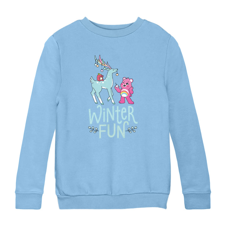 Care Bears Unlock The Magic Christmas Winter Fun Kids Sweatshirt-Care Bears Store