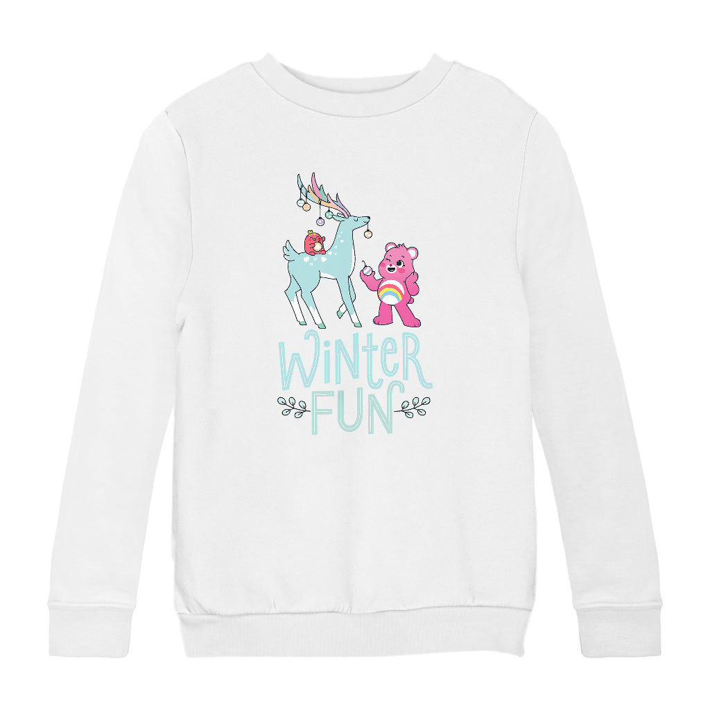 Care Bears Unlock The Magic Christmas Winter Fun Kids Sweatshirt-Care Bears Store