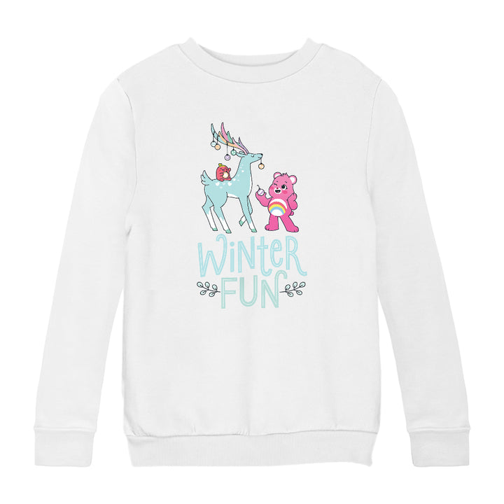 Care Bears Unlock The Magic Christmas Winter Fun Kids Sweatshirt-Care Bears Store