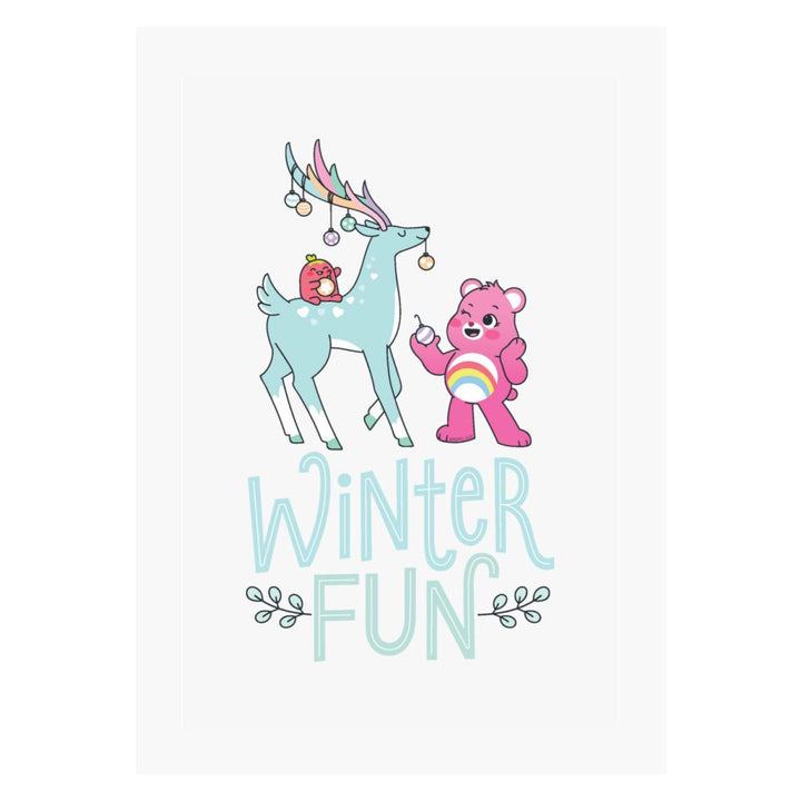 Unlock The Magic Christmas Winter Fun A4 Print-Care Bears Store