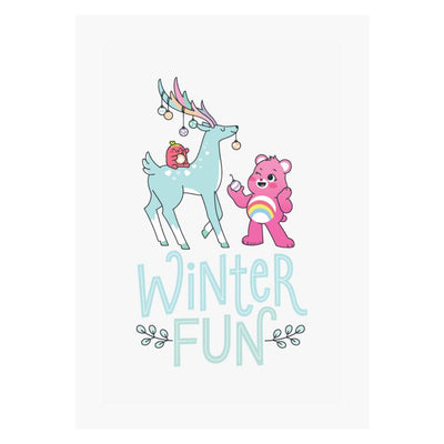 Care Bears Unlock The Magic Christmas Winter Fun A4 Print