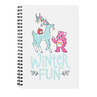 Care Bears Unlock The Magic Christmas Winter Fun Spiral Notebook