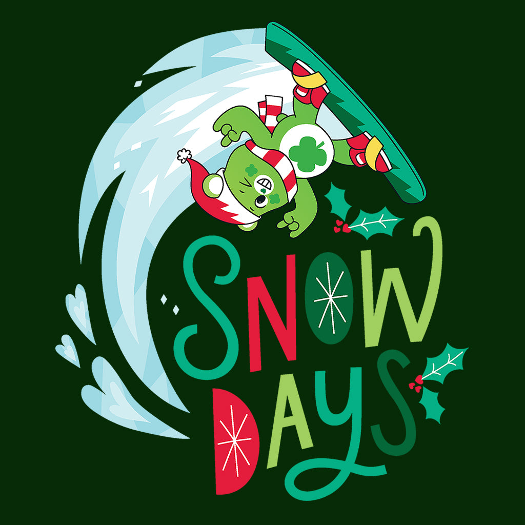 Care Bears Unlock The Magic Christmas Snow Days Men's Hooded Sweatshirt-Care Bears Store