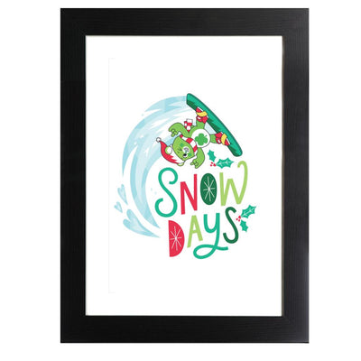 Care Bears Unlock The Magic Christmas Snow Days Framed Print