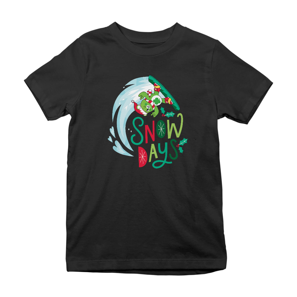 Care Bears Unlock The Magic Christmas Snow Days Kids T-Shirt-Care Bears Store