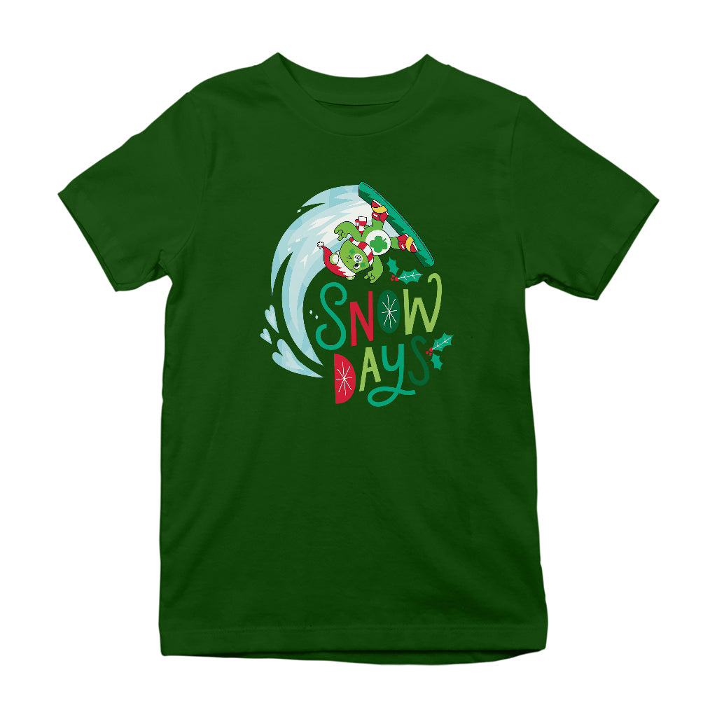 Care Bears Unlock The Magic Christmas Snow Days Kids T-Shirt-Care Bears Store