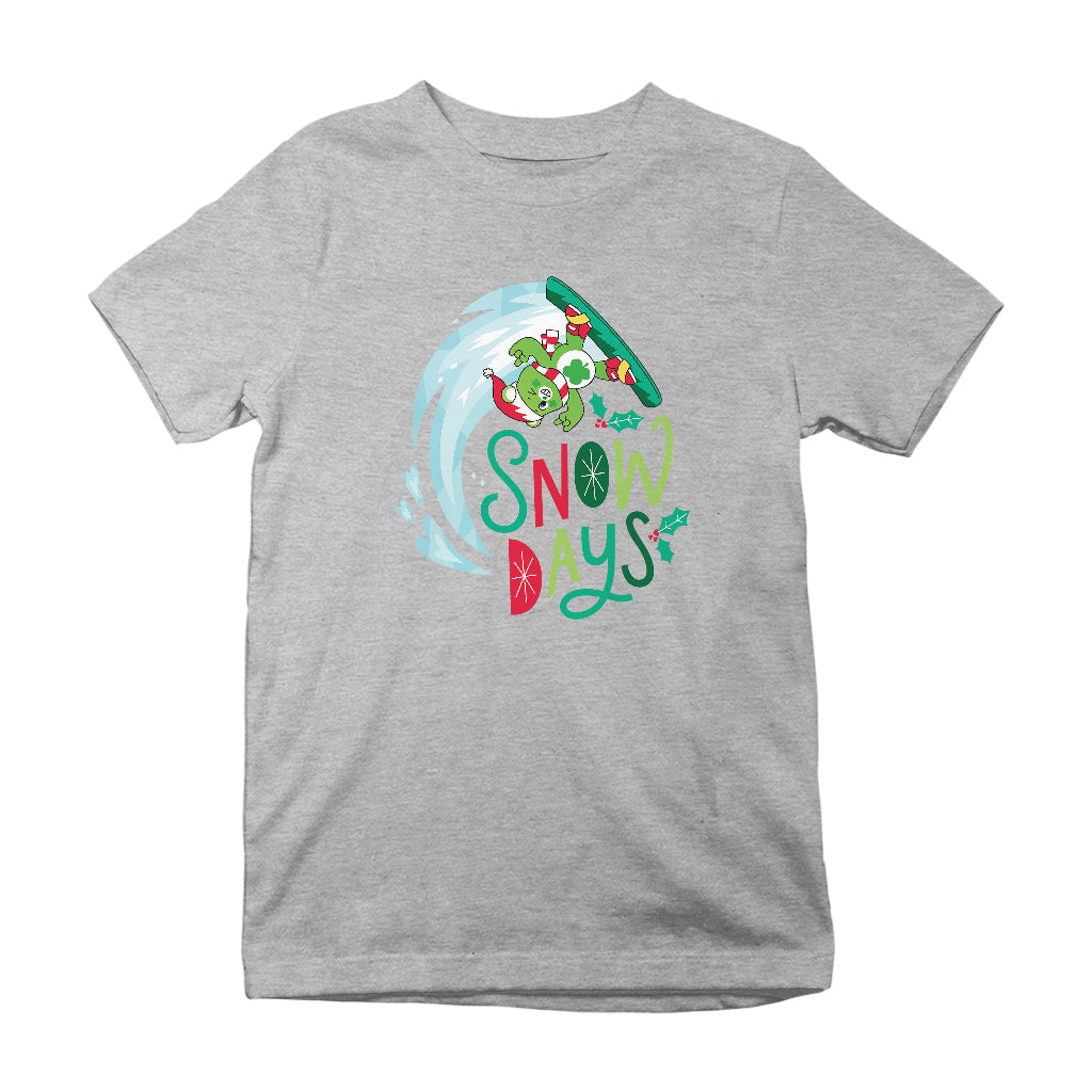 Care Bears Unlock The Magic Christmas Snow Days Kids T-Shirt-Care Bears Store