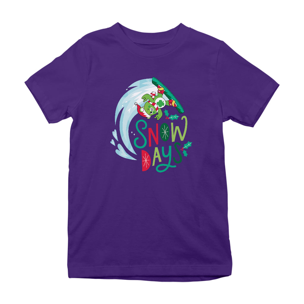 Care Bears Unlock The Magic Christmas Snow Days Kids T-Shirt-Care Bears Store