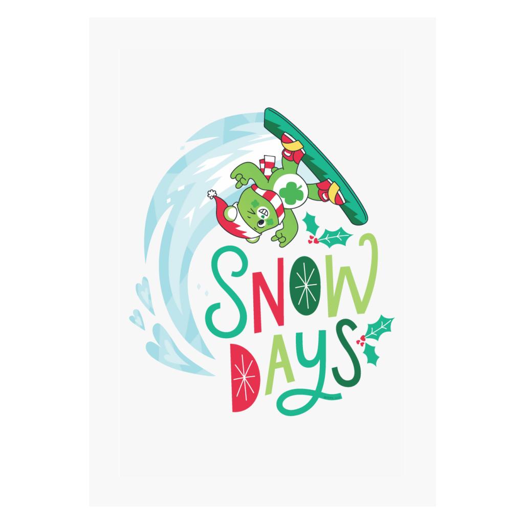 Unlock The Magic Christmas Snow Days A4 Print-Care Bears Store