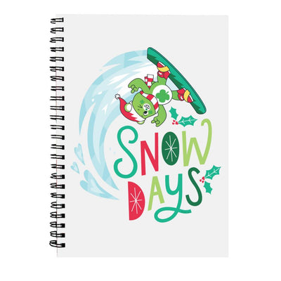 Care Bears Unlock The Magic Christmas Snow Days Spiral Notebook