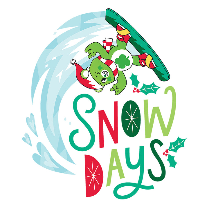 Care Bears Unlock The Magic Christmas Snow Days Men's Hooded Sweatshirt-Care Bears Store