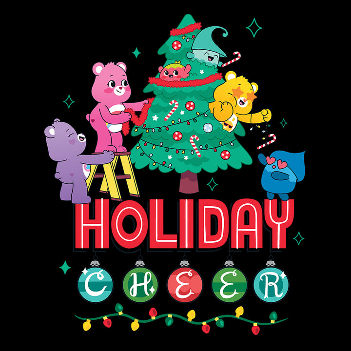 Care Bears Unlock The Magic Christmas Holiday Cheer Women's Hooded Sweatshirt-Care Bears Store