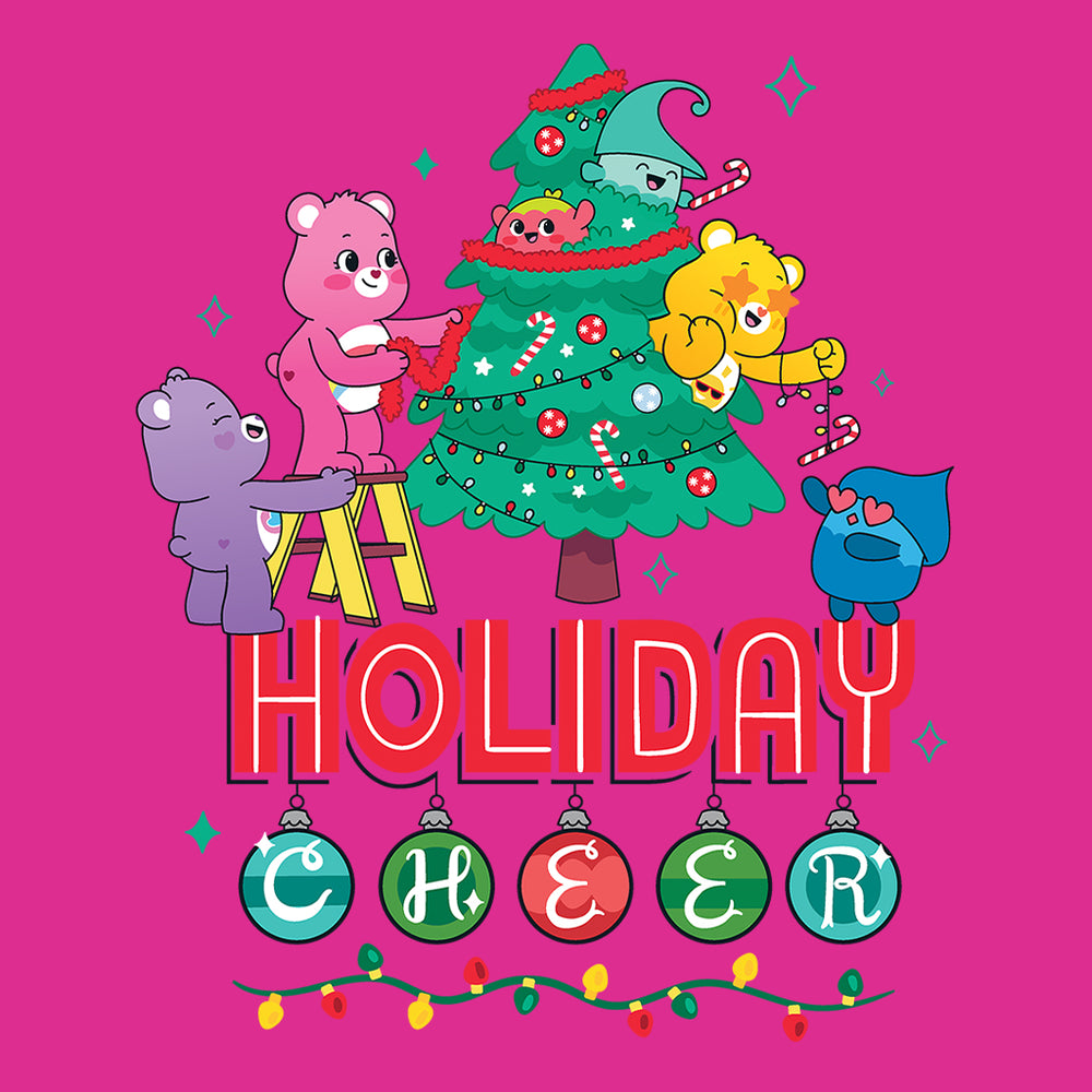 Care Bears Unlock The Magic Christmas Holiday Cheer Women's Sweatshirt-Care Bears Store