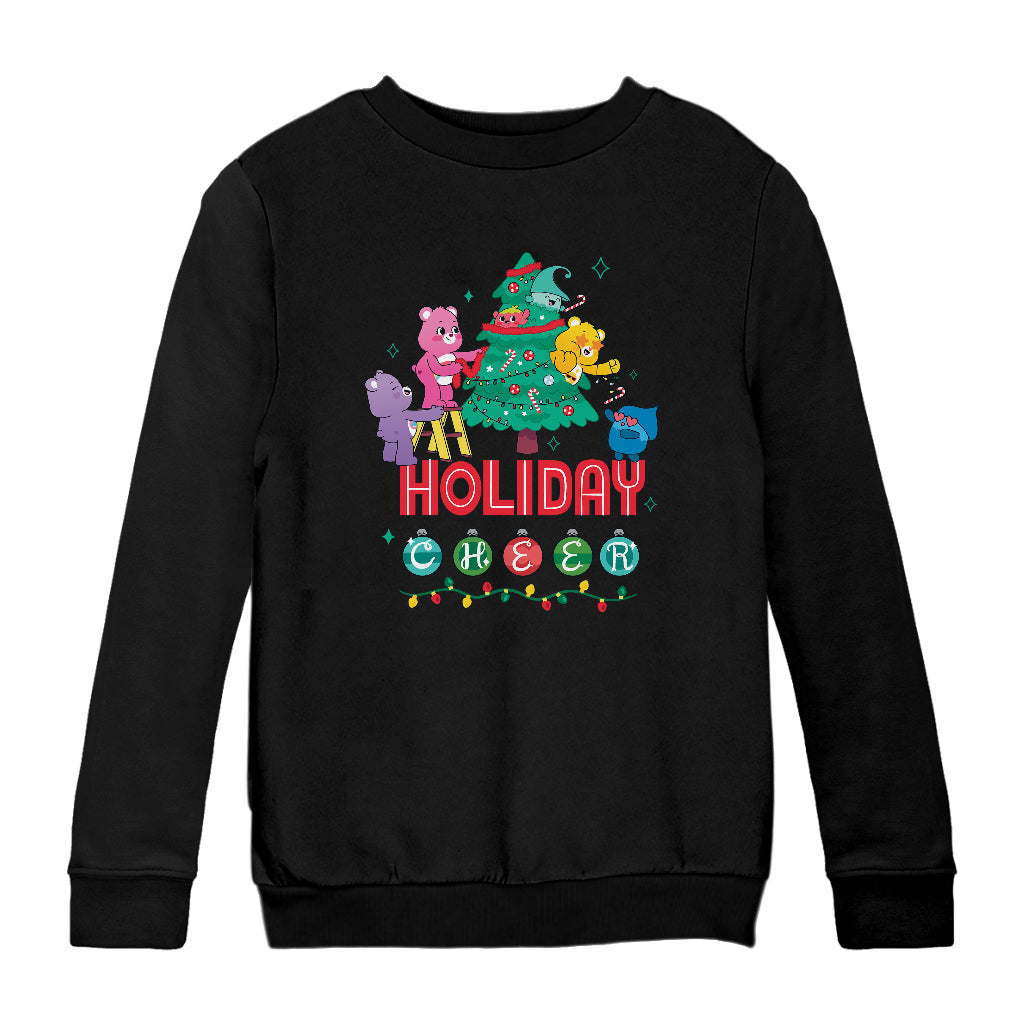 Care Bears Unlock The Magic Christmas Holiday Cheer Kids Sweatshirt-Care Bears Store