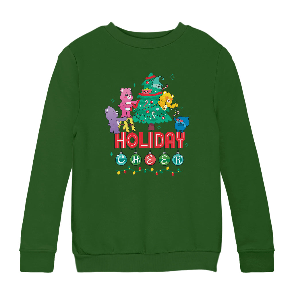 Care Bears Unlock The Magic Christmas Holiday Cheer Kids Sweatshirt-Care Bears Store